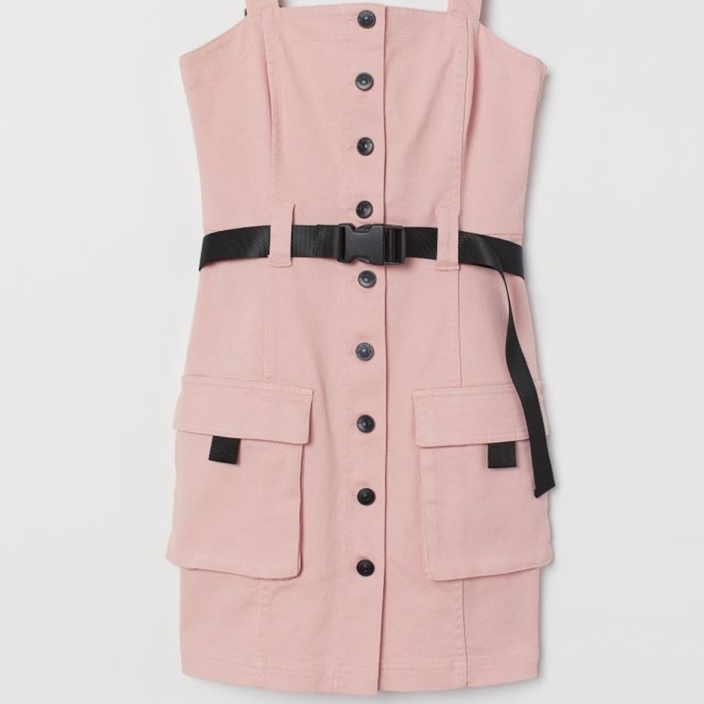 Denim Overall Dress